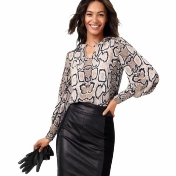 CAbi Tops - Cabi Serpentine Blouse Brand New Women Large
